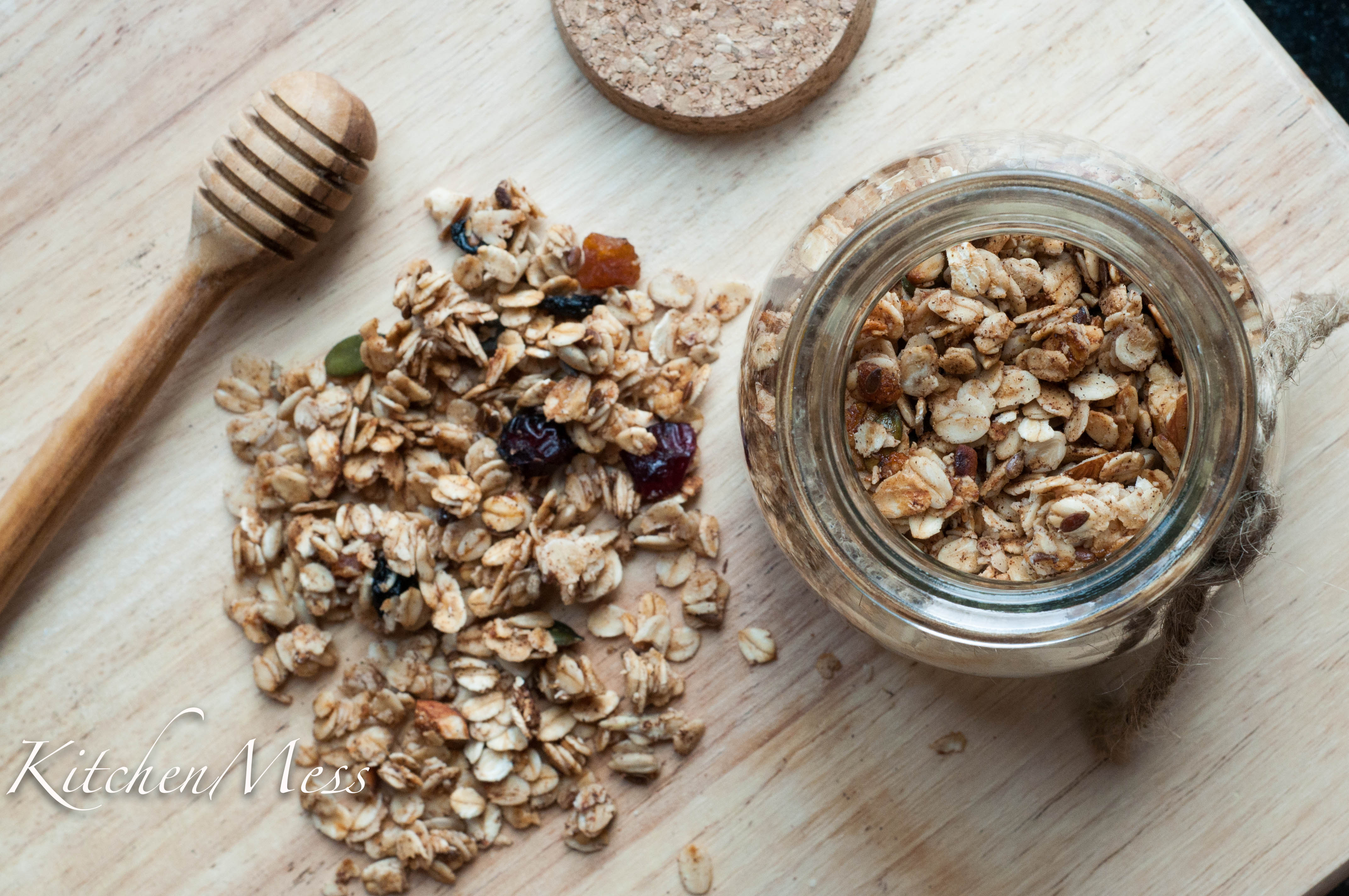 Homemade Organic Granola with Honey and Sea Salt - Kitchenmess